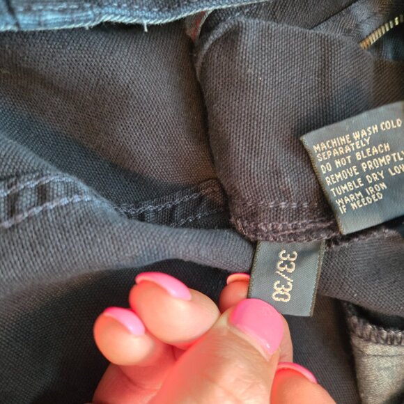 Mens Polo Ralph Lauren Navy Blue Pants Size 33/30 - Picture 4 of 7